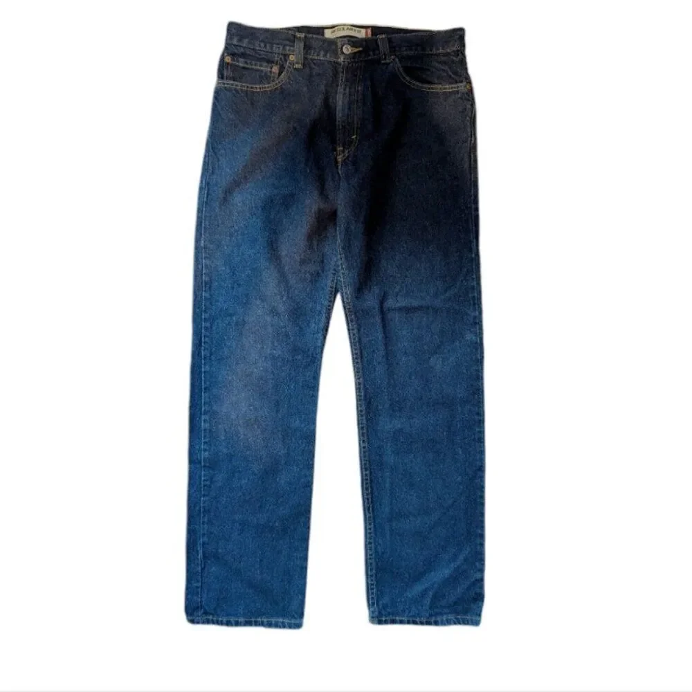 NWOT Levi's Men's Dark Wash Jeans Regular Fit Size W34 L32